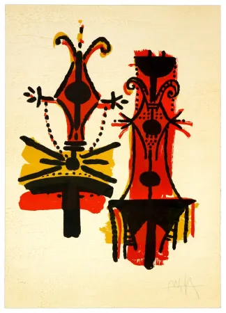 Литография Lam - Pour Jorn