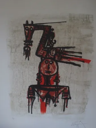 Литография Lam - Sans titre