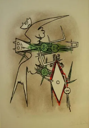 Литография Lam - SENZA TITOLO