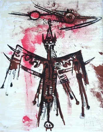 Литография Lam - Senza titolo