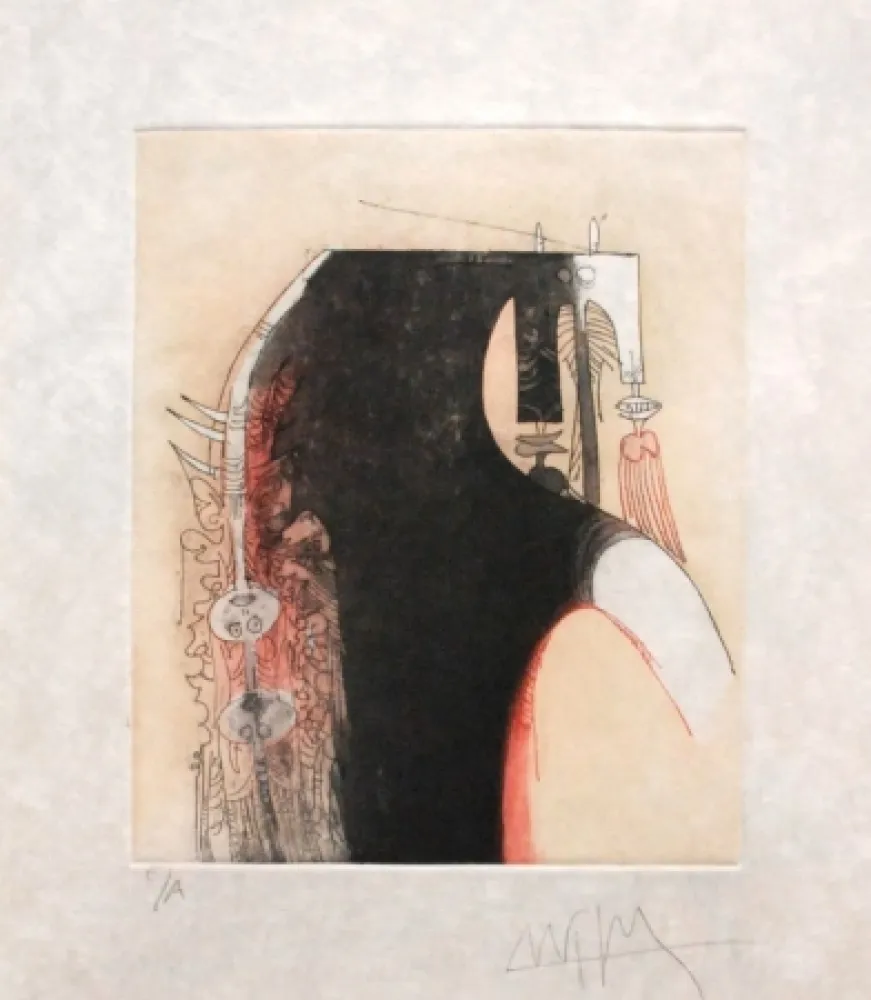 Офорт И Аквитанта Lam - Senza titolo