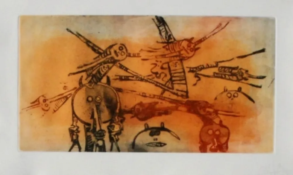 Офорт И Аквитанта Lam - Senza titolo