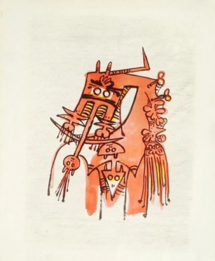 Литография Lam - Senza titolo