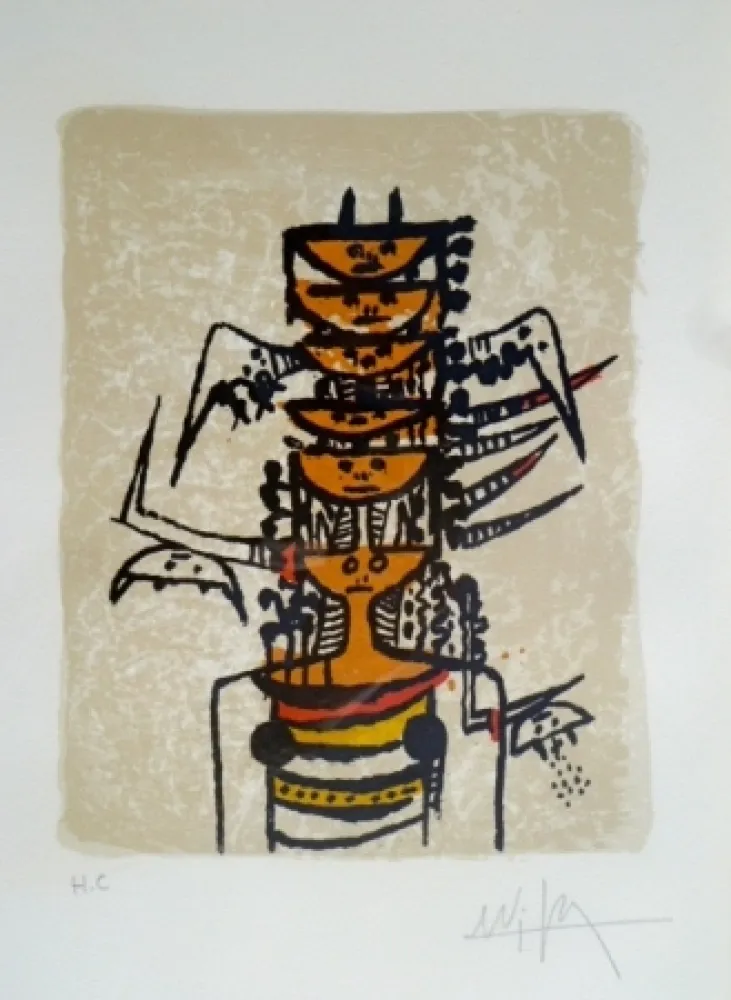 Литография Lam - Sin Título