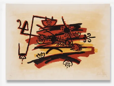 Литография Lam - Ultimo viaje del buque fantasma