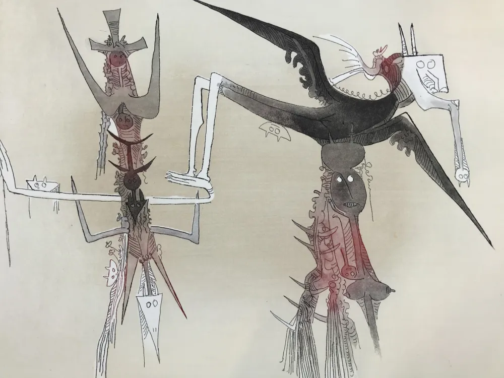 Акватинта Lam - Untitled 