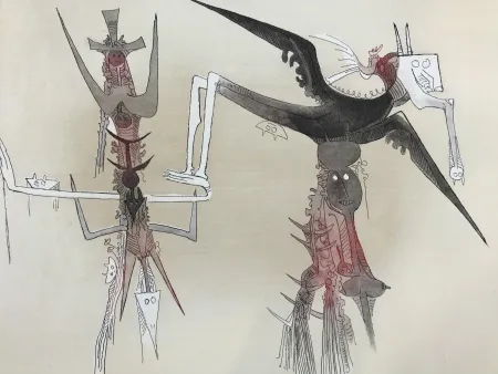 Акватинта Lam - Untitled 