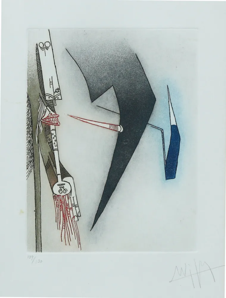 Гравюра Lam - UNTITLED