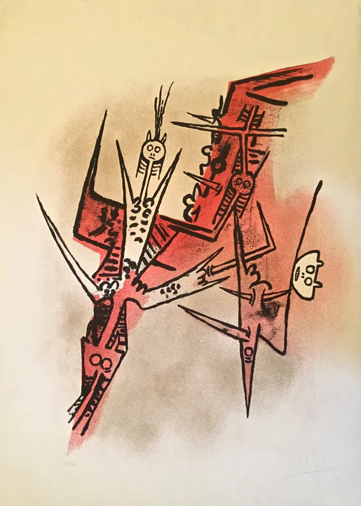 Литография Lam - Untitled