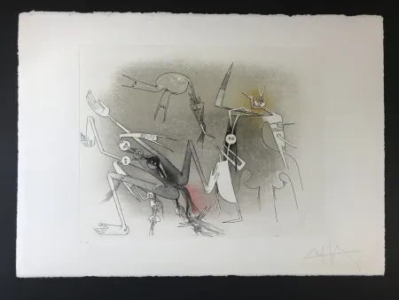 Офорт И Аквитанта Lam - Untitled from ''Visible invisible folder''