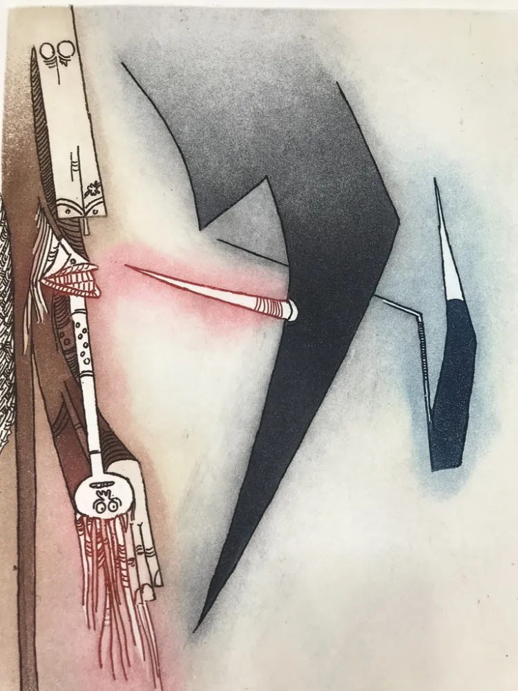 Офорт И Аквитанта Lam - Vingtième Parallèle Suite ( 20th Parallel Series )