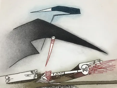 Офорт И Аквитанта Lam - Vingtième Parallèle Suite ( 20th Parallel Series )