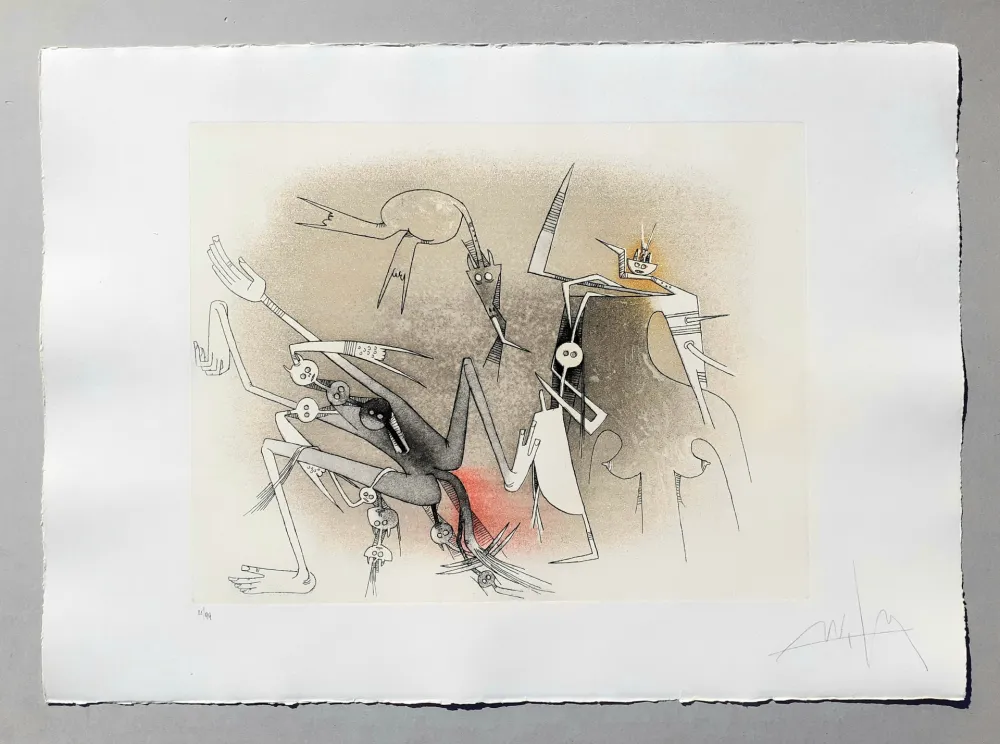 Акватинта Lam - Visble invisible