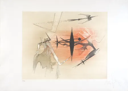 Офорт Lam - Visible invisible - plate IV