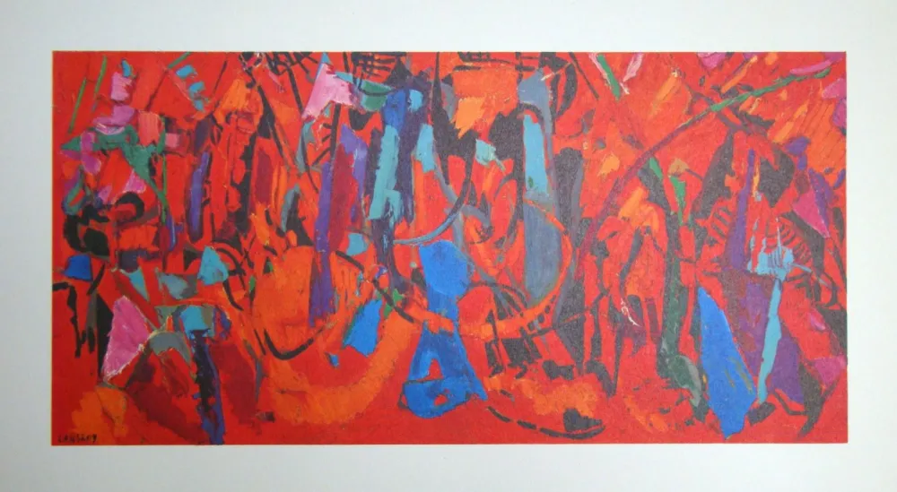 Литография Lanskoy - Contre-attaque