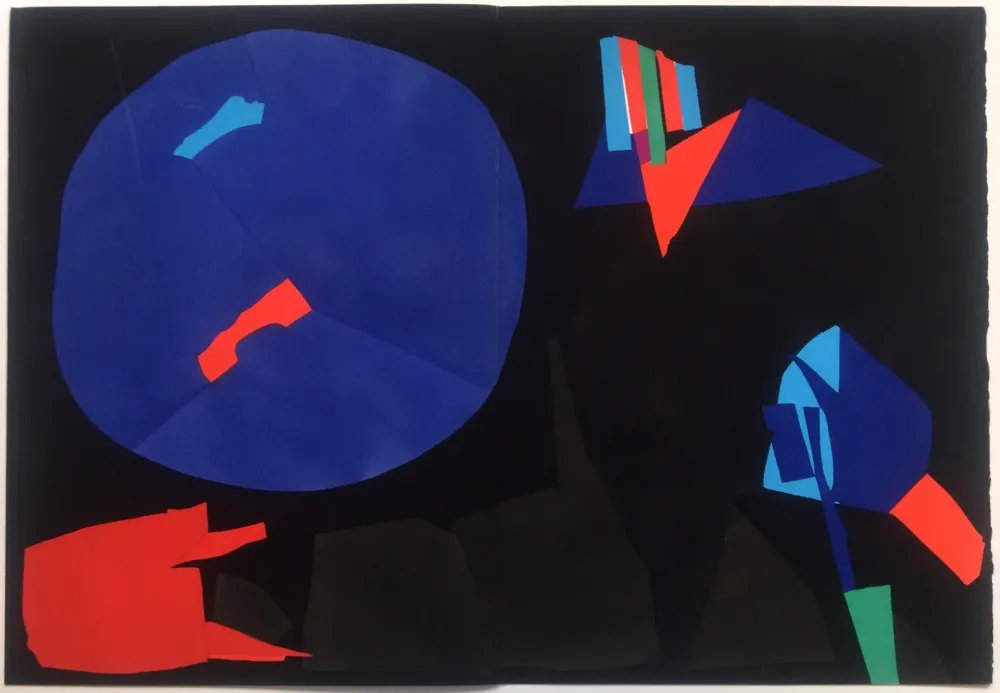 Трафарет Lanskoy - CORTÈGE. Pochoir original (1959)