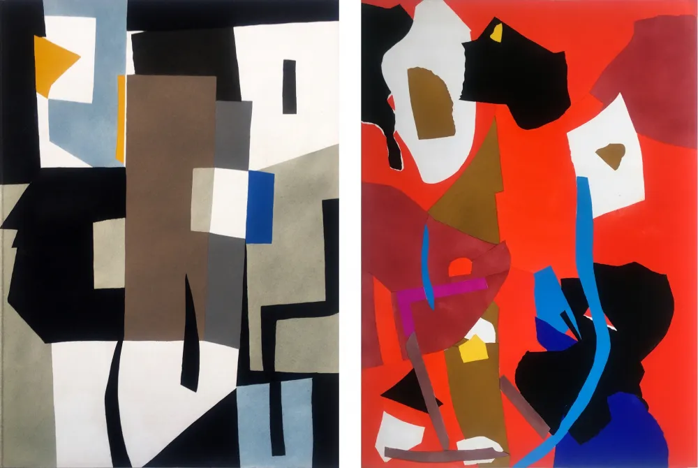 Трафарет Lanskoy - CORTÈGE. Pochoirs originaux n° 14 et 15 (1959)