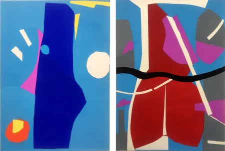 Трафарет Lanskoy - CORTÈGE. Pochoirs originaux n° 20 et 21 (1959)