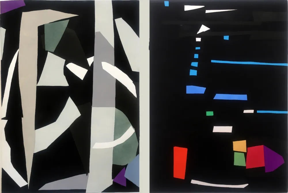 Трафарет Lanskoy - CORTÈGE. Pochoirs originaux n° 22 et n° 23 (1959)