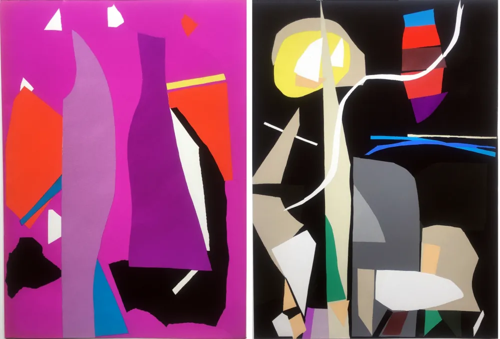 Трафарет Lanskoy - CORTÈGE. Pochoirs originaux n° 5 et n° 6 (1959)