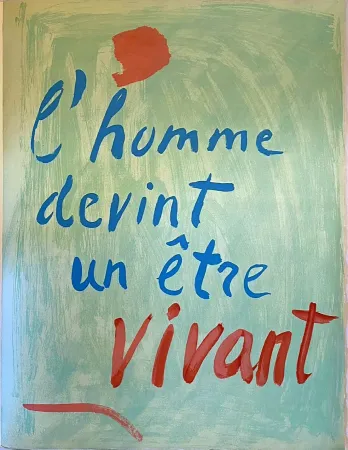 Литография Lanskoy - L'homme devint un être vivant