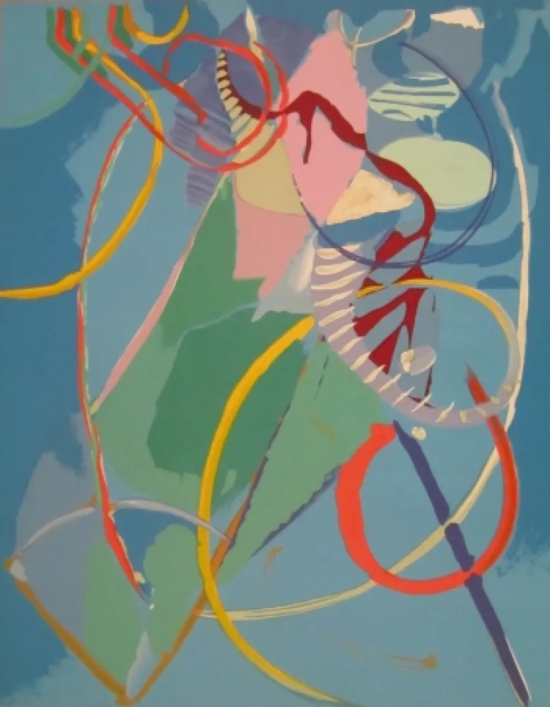 Литография Lanskoy - Lithograph from the Génèse Portfolio