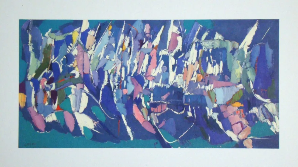 Литография Lanskoy - Ville fantôme