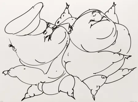 Литография Lanzarini  - Coreografía