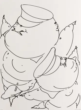 Литография Lanzarini  - Demostración de autoridad