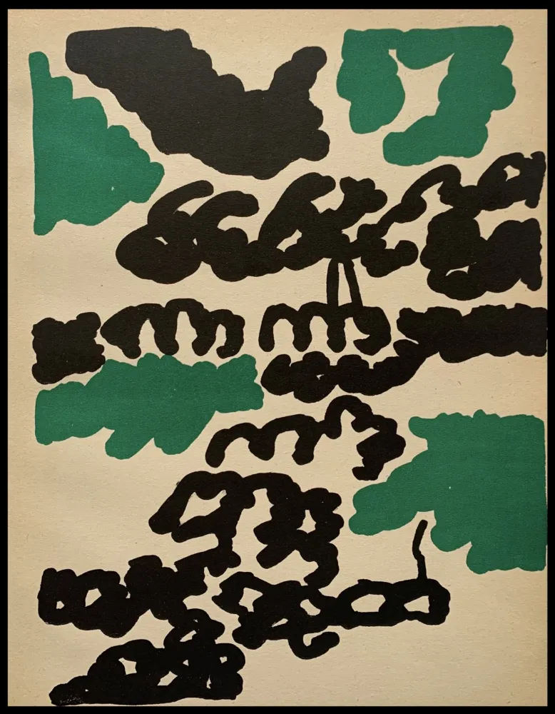 Литография Lapicque - Composition 