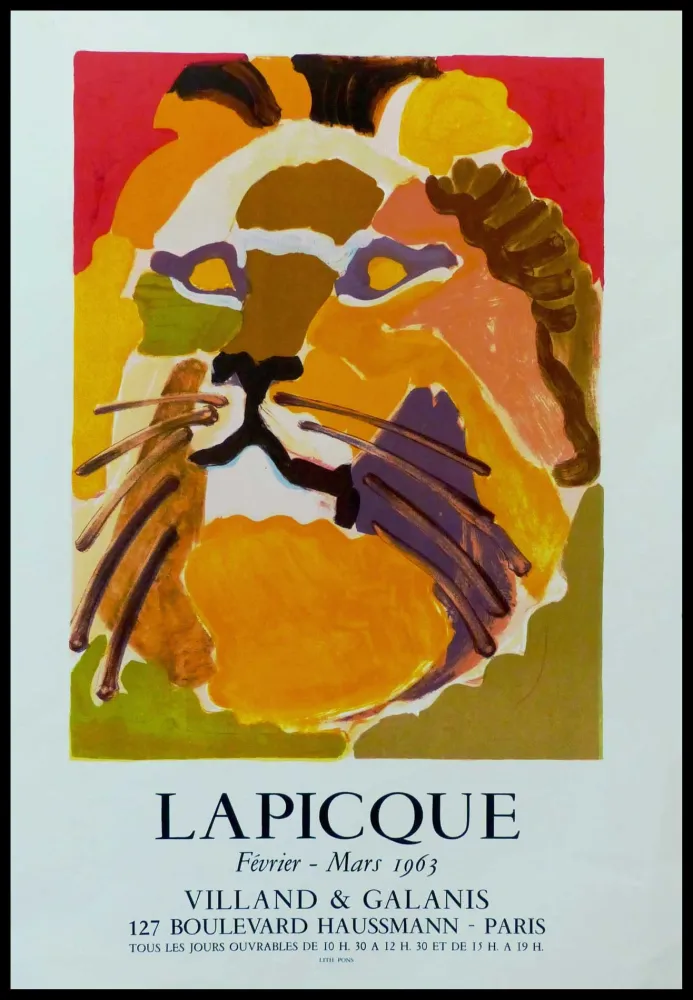 Афиша Lapicque - LAPICQUE GALERIE VILLAND GALANIS
