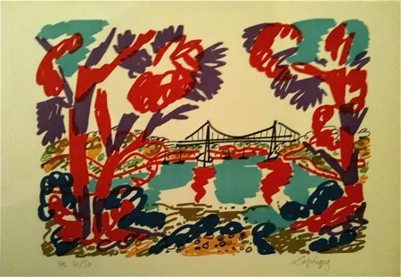 Литография Lapicque - Sans titre