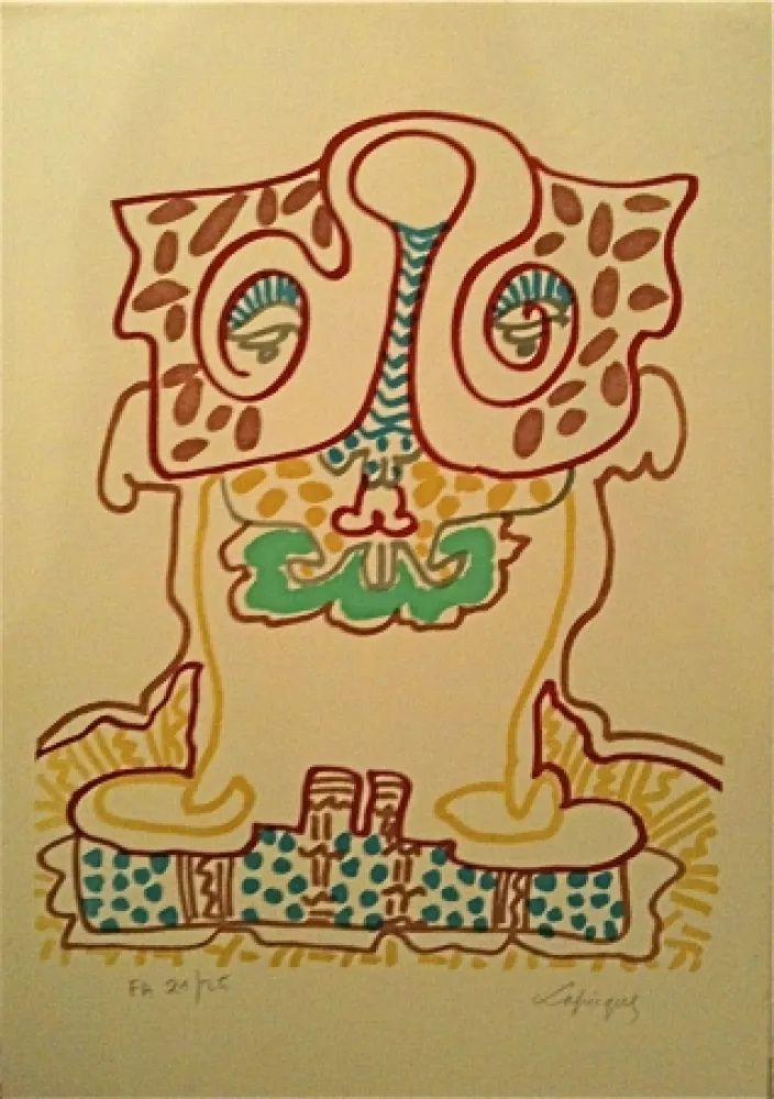 Литография Lapicque - Sans titre