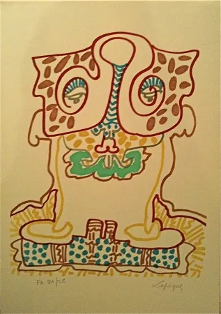 Литография Lapicque - Sans titre