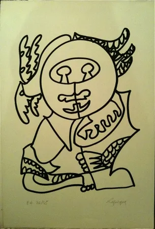 Литография Lapicque - Sans titre