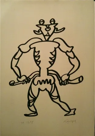 Литография Lapicque - Sans titre