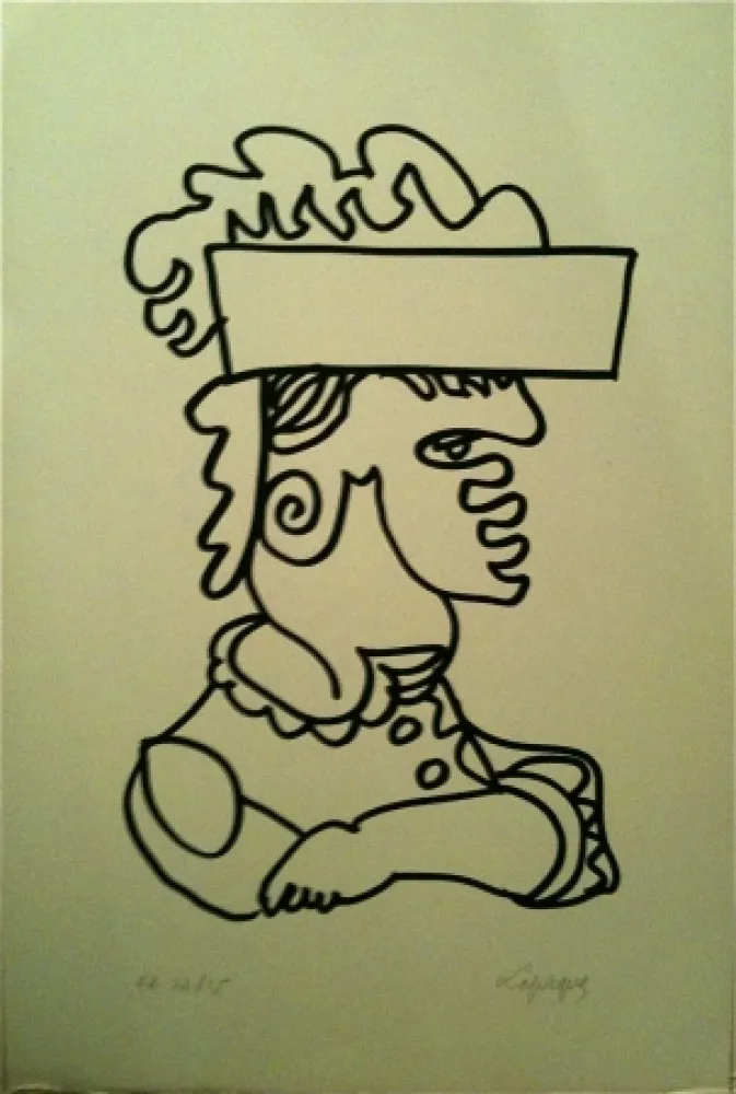 Литография Lapicque - Sans titre