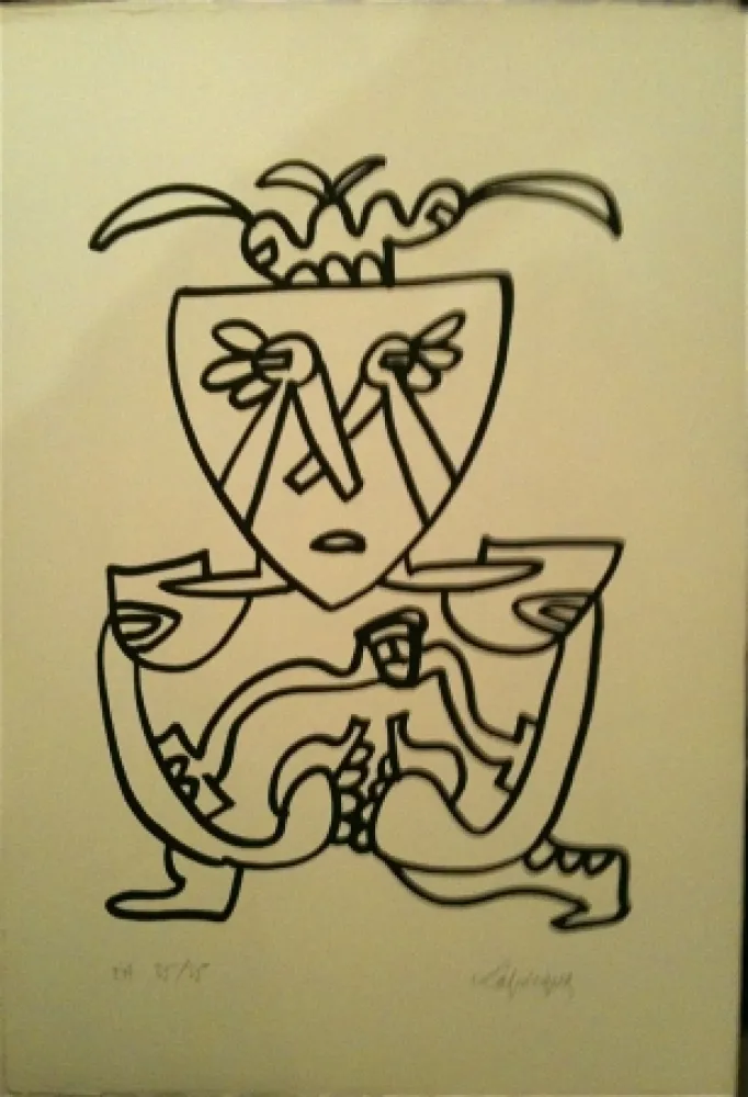 Литография Lapicque - Sans titre