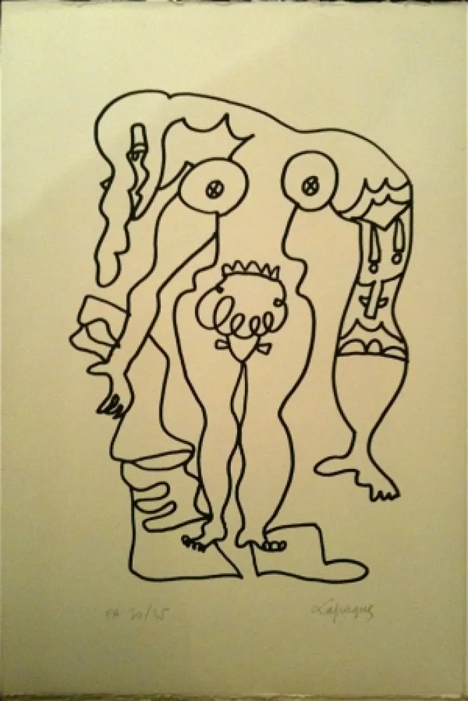 Литография Lapicque - Sans titre