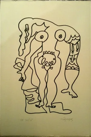 Литография Lapicque - Sans titre