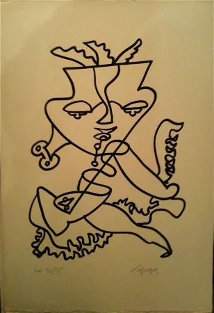 Литография Lapicque - Sans titre