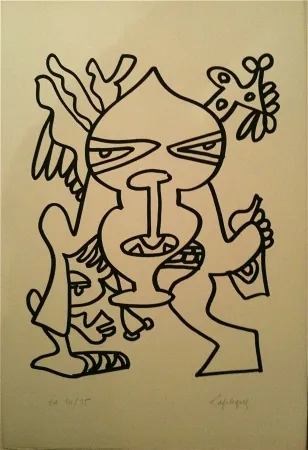 Литография Lapicque - Sans titre