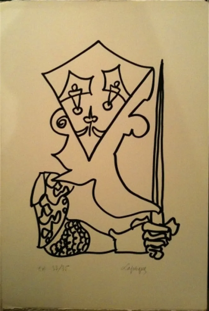 Литография Lapicque - Sans titre