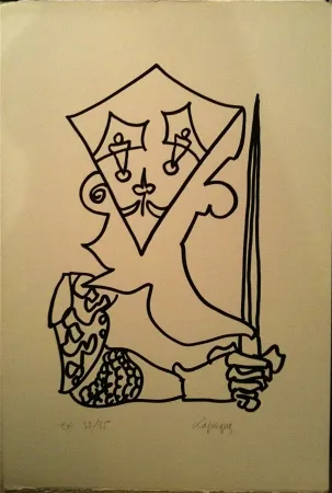 Литография Lapicque - Sans titre