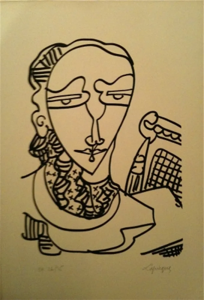 Литография Lapicque - Sans titre