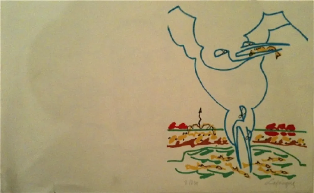 Литография Lapicque - Sans titre