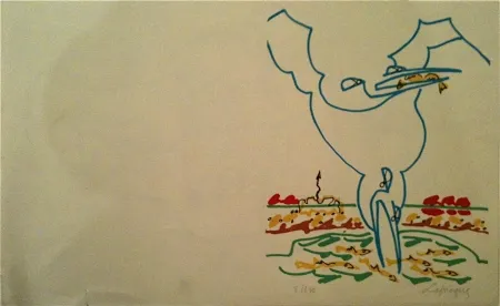 Литография Lapicque - Sans titre