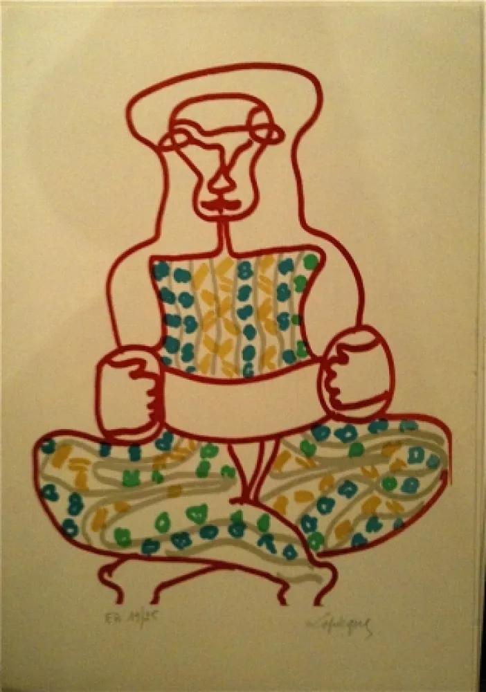 Литография Lapicque - Sans titre