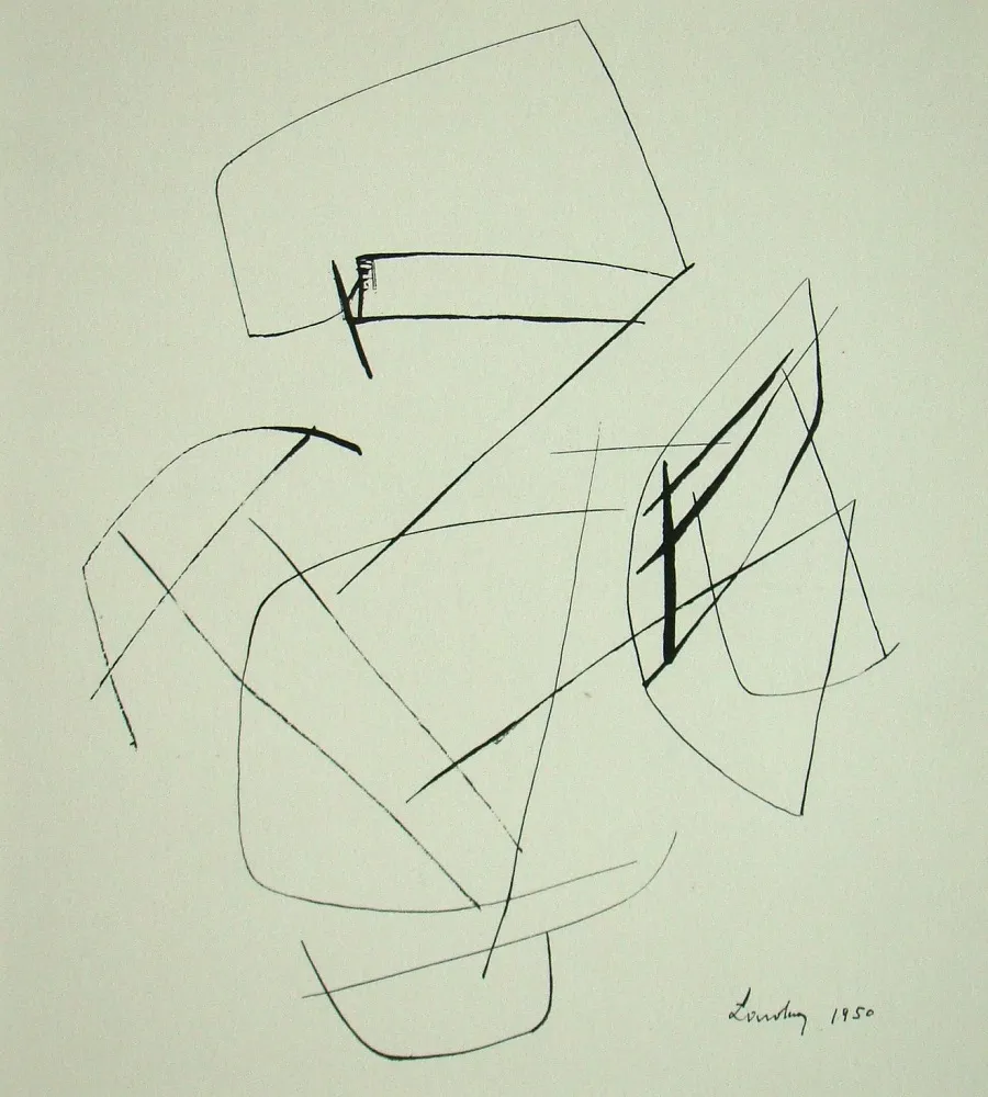 Трафарет Lardera - Composition abstrait