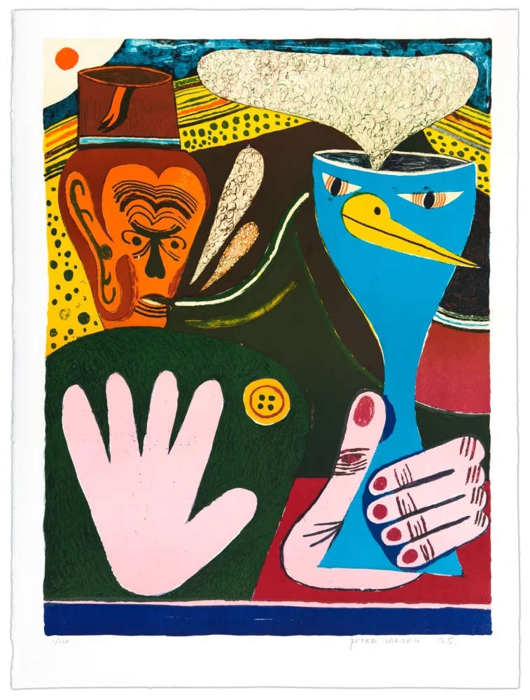 Литография Larsen - La main